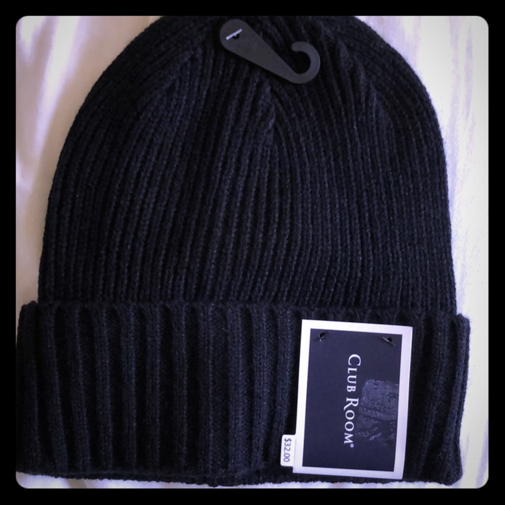 Club Room black beanie NWT